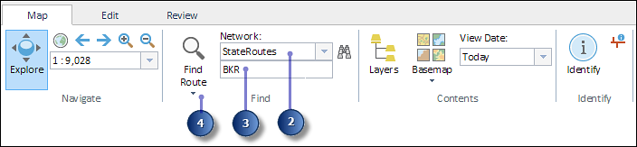 Find Route in Event Editor